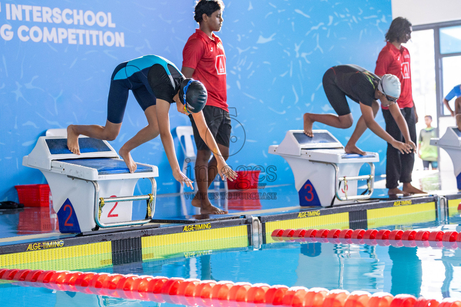 Day 4 of 20th Inter-school Swimming Competition 2024 held in Hulhumale', Maldives on Tuesday, 15th October 2024. Photos: Ismail Thoriq / images.mv