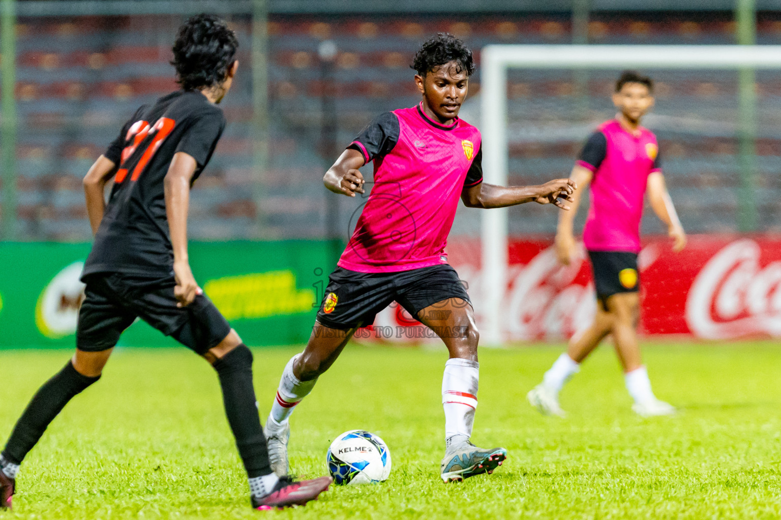 United Victory vs Club Eagles in Day 2 of Under 19 Youth Championship 2024 was held at National Stadium in Male', Maldives on Monday, 10th June 2024. Photos: Nausham Waheed / images.mv