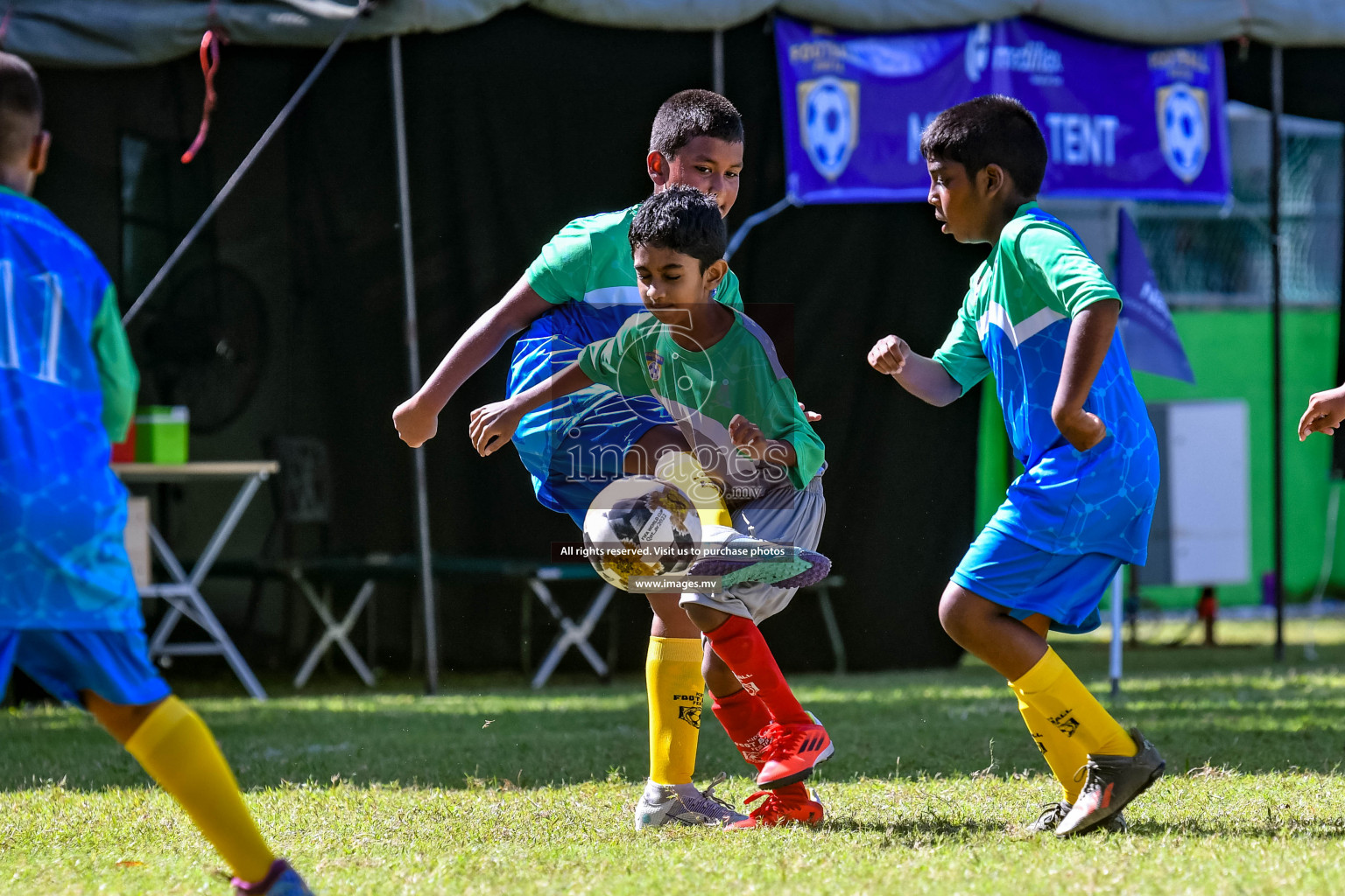 Day 2 of Milo Kids Football Fiesta 2022 was held in Male', Maldives on 20th October 2022. Photos: Nausham Waheed/ images.mv