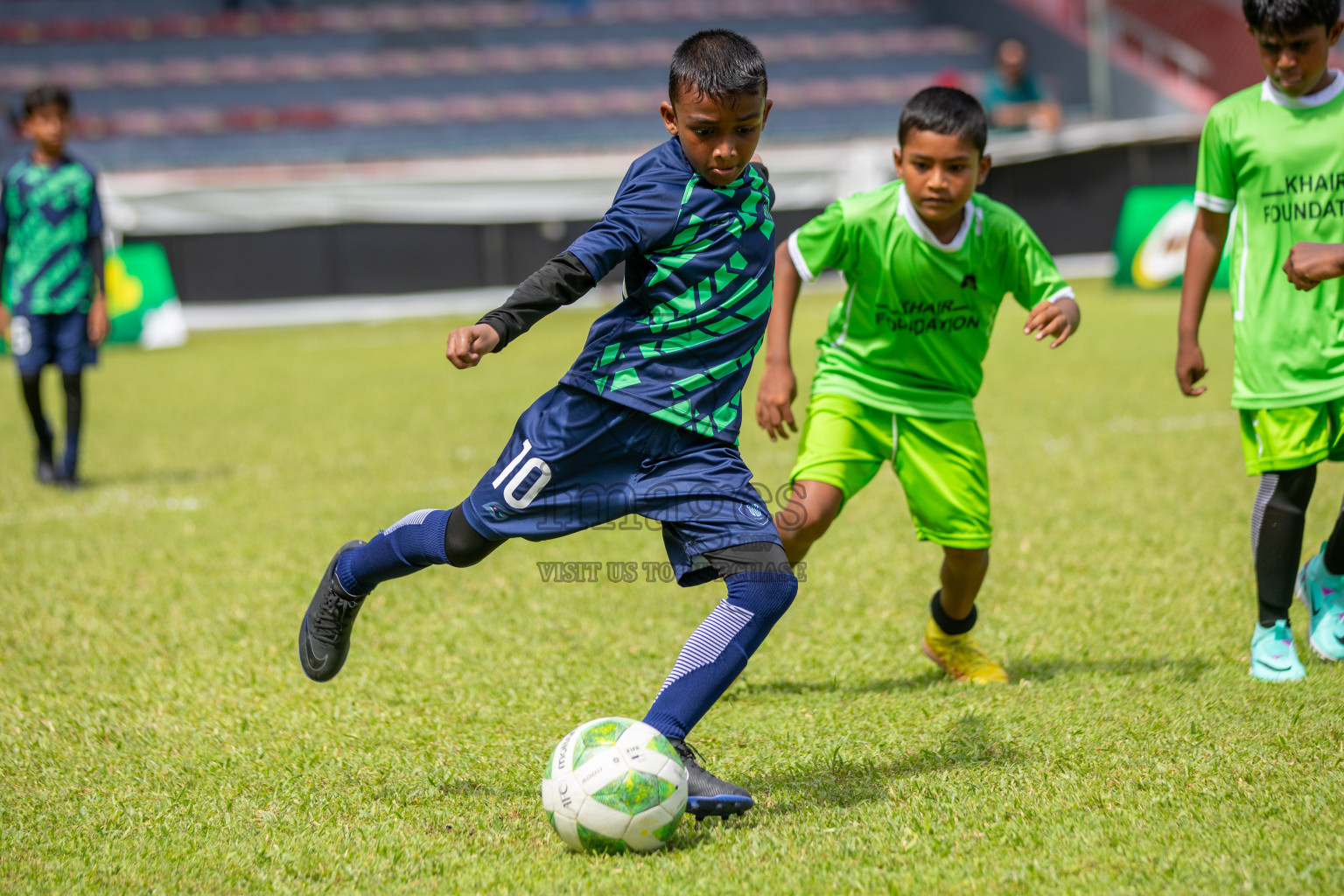 Day 2 of Under 10 MILO Academy Championship 2024 was held at National Stadium in Male', Maldives on Friday, 27th April 2024. Photos: Mohamed Mahfooz Moosa / images.mv