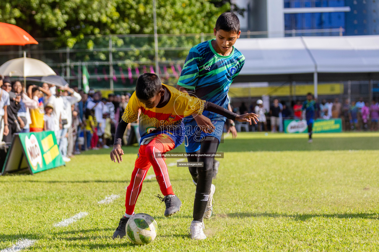 Day 1 of MILO Academy Championship 2023 (U12) was held in Henveiru Football Grounds, Male', Maldives, on Friday, 18th August 2023. 
Photos: Shuu Abdul Sattar / images.mv