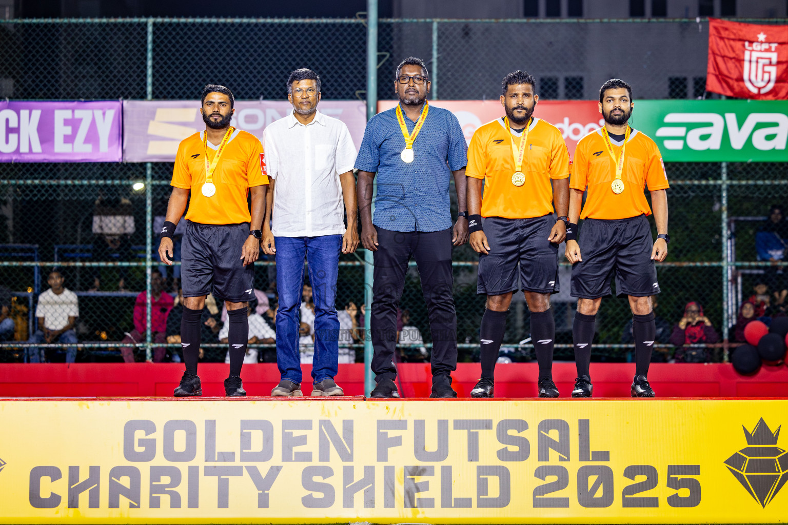 Opening of Golden Futsal Challenge 2025 with Charity Shield Match between L.Gan vs B.Eydhafushi was held on Saturday, 4th January 2025, in Hulhumale', Maldives Photos: Nausham Waheed , Ismail Thoriq / images.mv