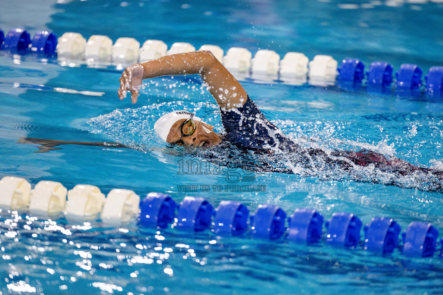 Day 4 of National Swimming Championship 2024 held in Hulhumale', Maldives on Monday, 16th December 2024. Photos: Hassan Simah / images.mv