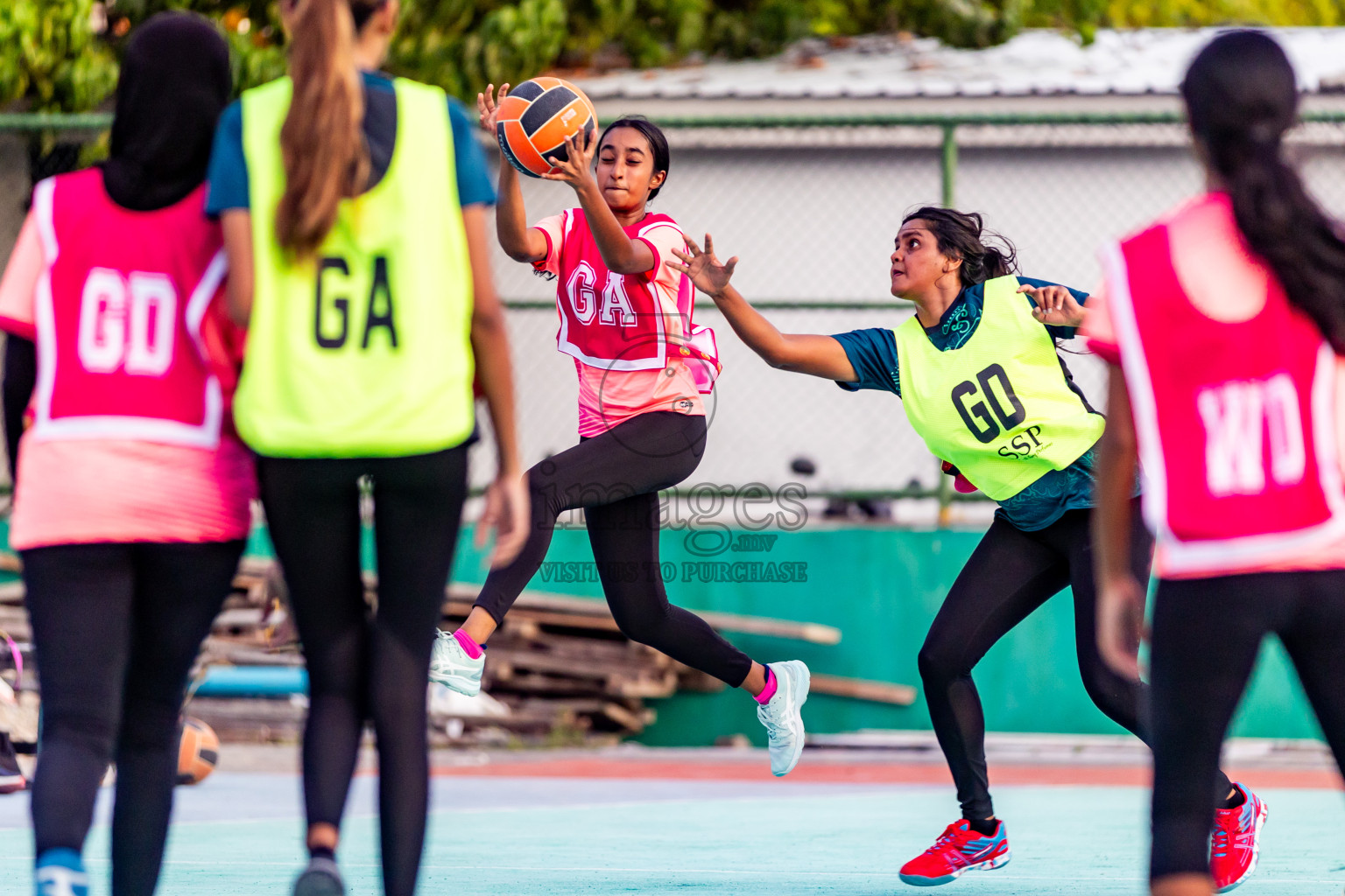 Day 4 of 23rd Netball Association Championship was held in Ekuveni Netball Court at Male', Maldives on Wednesday, 1st May 2024. Photos: Nausham Waheed / images.mv