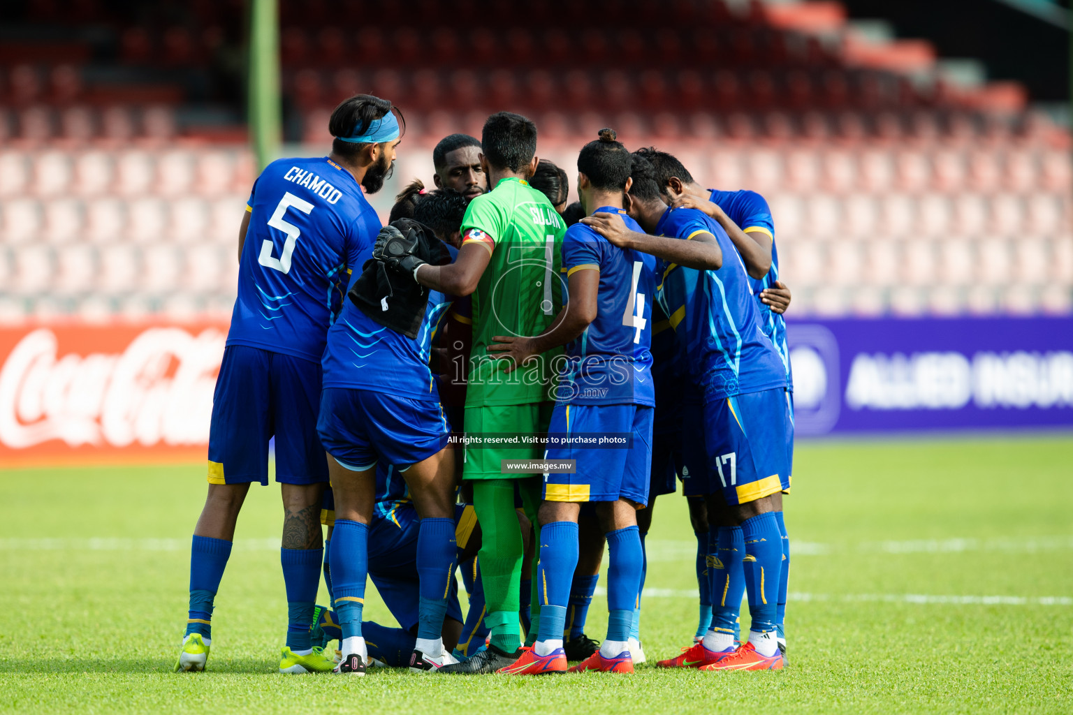 Bangladesh vs Sri Lanka in SAFF Championship 2021 held on 1st October 2021 in Galolhu National Stadium, Male', Maldives