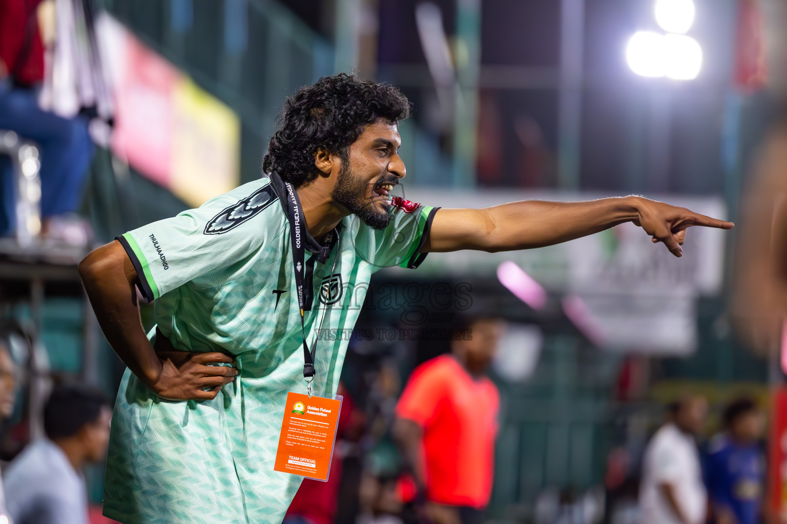 B Eydhafushi vs B Thulhaadhoo in Day 29 of Golden Futsal Challenge 2024 was held on Tuesday , 13th February 2024 in Hulhumale', Maldives Photos: Ismail Thoriq / images.mv