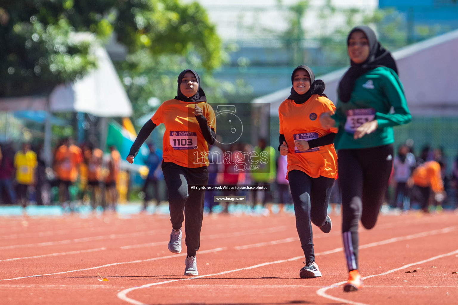 Day 1 of Inter-School Athletics Championship held in Male', Maldives on 22nd May 2022. Photos by: Maanish / images.mv