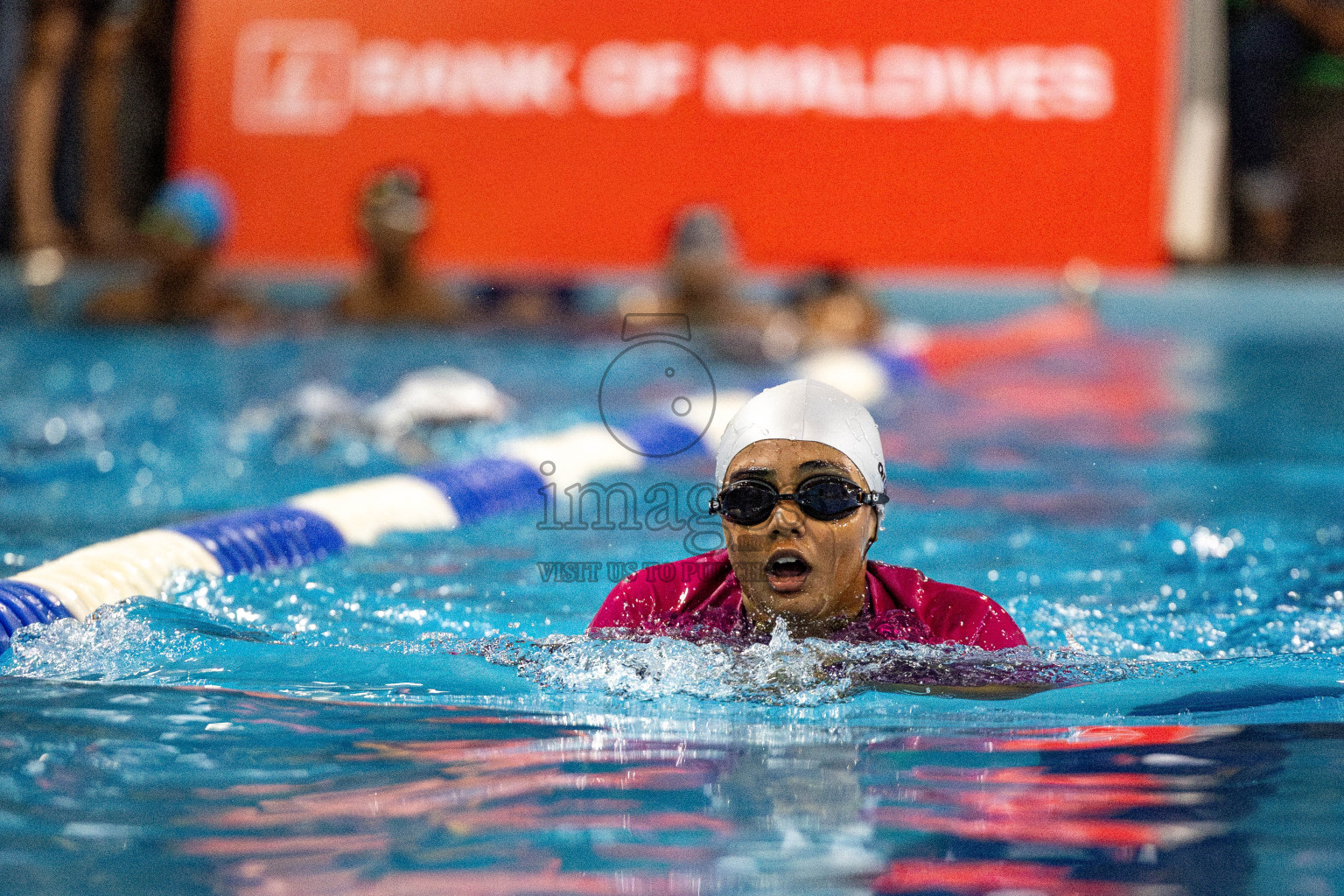 Day 5 of National Swimming Competition 2024 held in Hulhumale', Maldives on Tuesday, 17th December 2024. Photos: Hassan Simah / images.mv