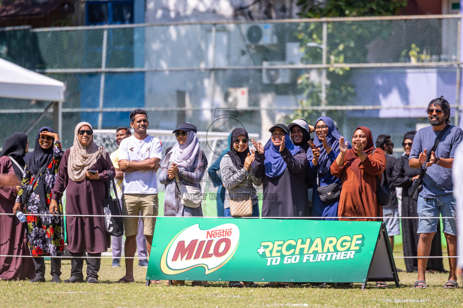 Day 3 of MILO Academy Championship 2025 was held on Saturday, 15th February 2025 in Henveiru Stadium.
Photos: Ismail Thoriq / Images.mv