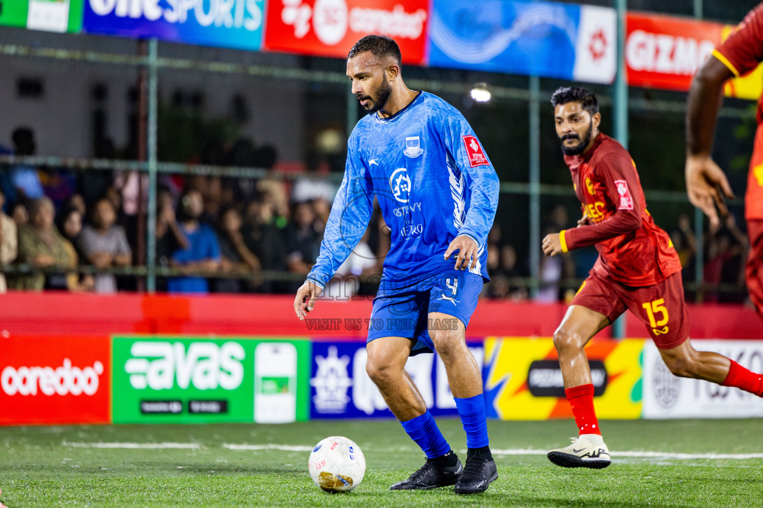 GA Gemanafushi VS GA Nilandhoo in Day 8 of Golden Futsal Challenge 2025 was held on Sunday, 12th January 2025, in Hulhumale', Maldives Photos: Nausham Waheed , Ismail Thoriq / images.mv