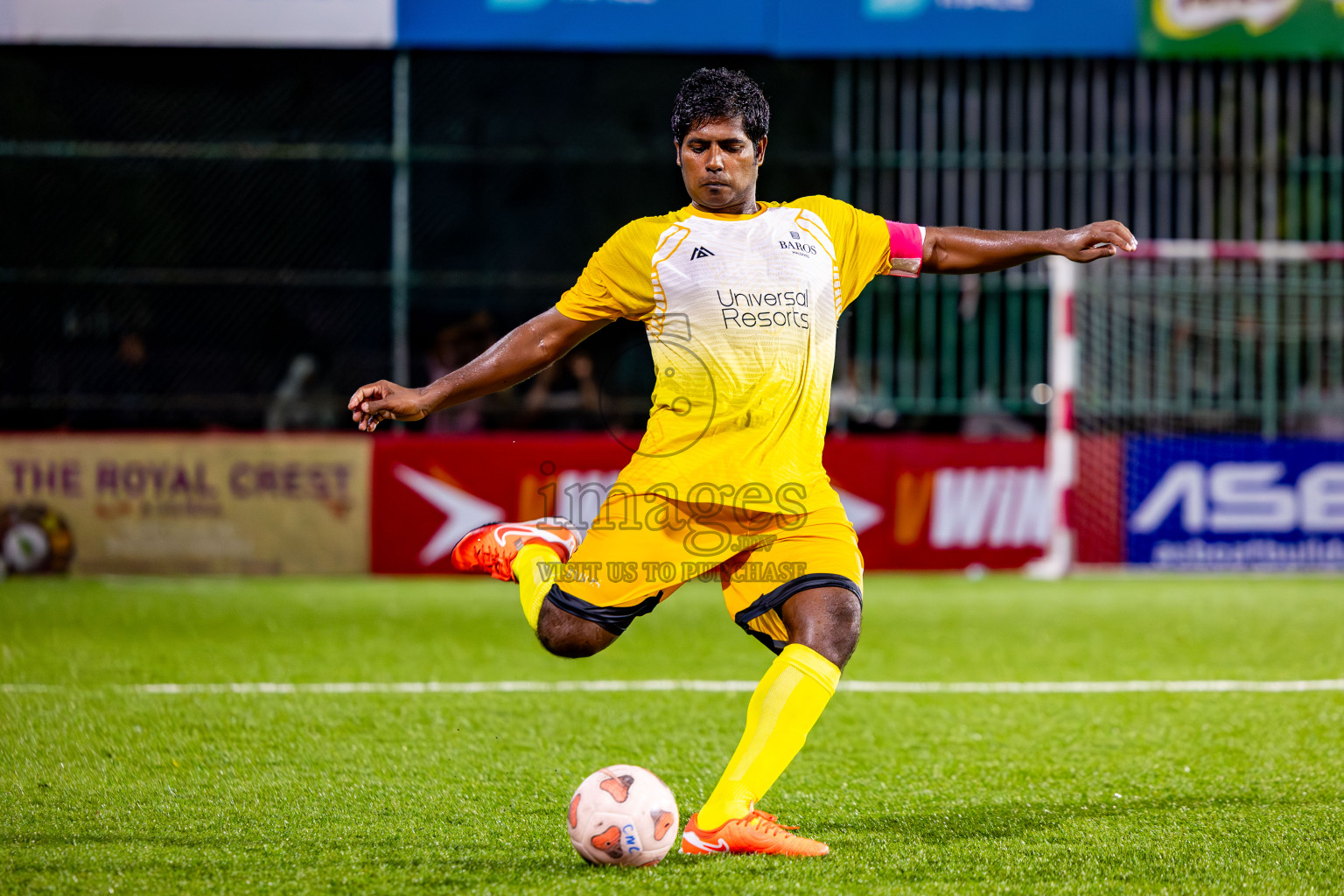 Club Immigration vs Baros Maldives in Day 1 of Club Maldives Cup 2025 was held in Rehendi Futsal Ground, Hulhumale', Maldives on Sunday, 28th September 2025. Photos: Nausham Waheed / images.mv