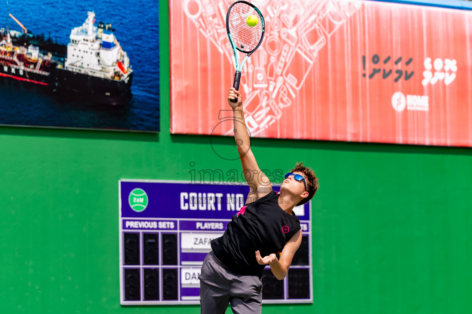 Day 4 of ATF Maldives Junior Open Tennis was held in Male' Tennis Court, Male', Maldives on Thursday, 12th December 2024. Photos: Nausham Waheed/ images.mv