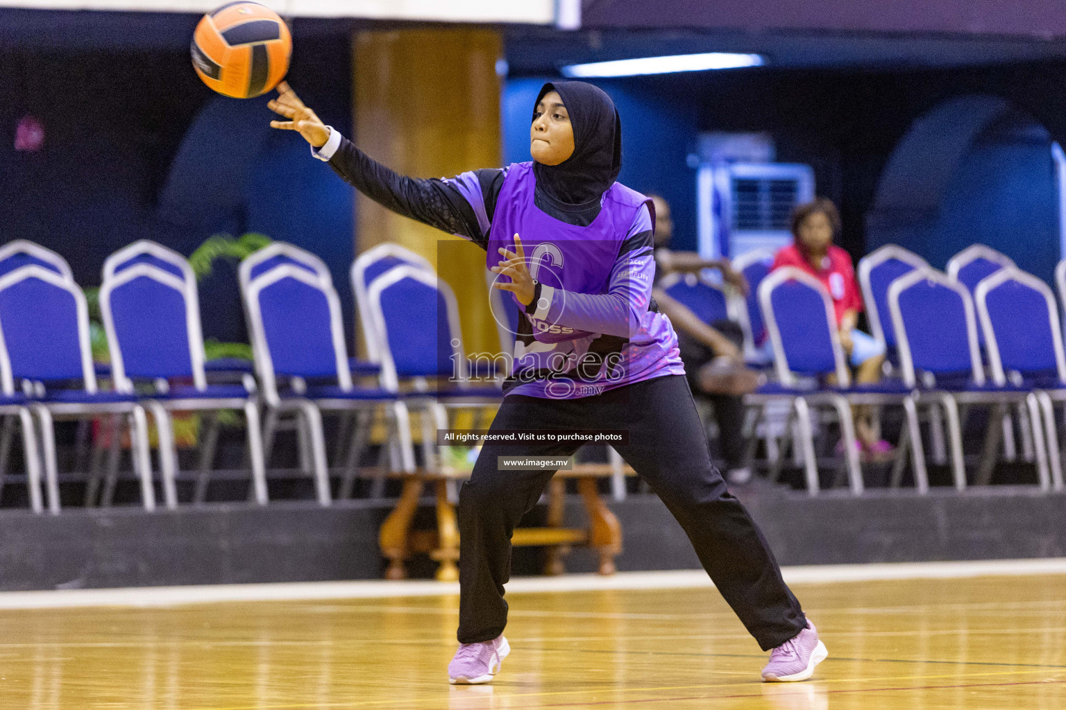 Day6 of 24th Interschool Netball Tournament 2023 was held in Social Center, Male', Maldives on 1st November 2023. Photos: Nausham Waheed / images.mv