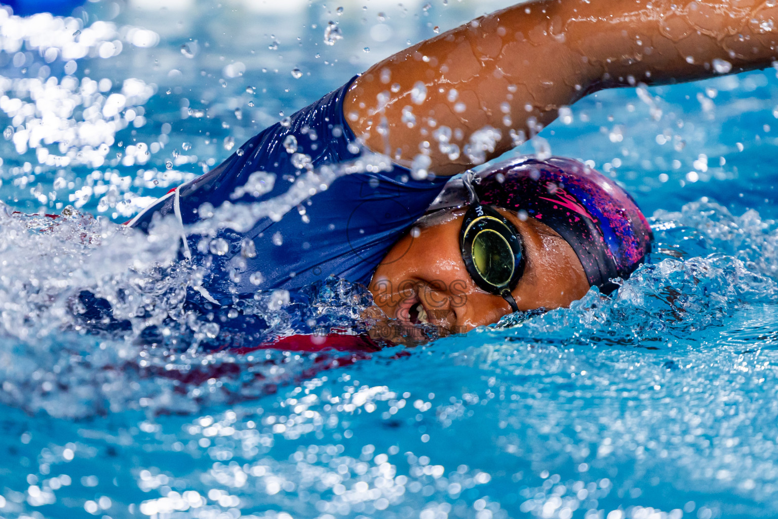 Day 3 of 20th BMLInter-school Swimming Competition 2024 held in Hulhumale', Maldives on Monday, 14th October 2024. Photos: Nausham Waheed / images.mv