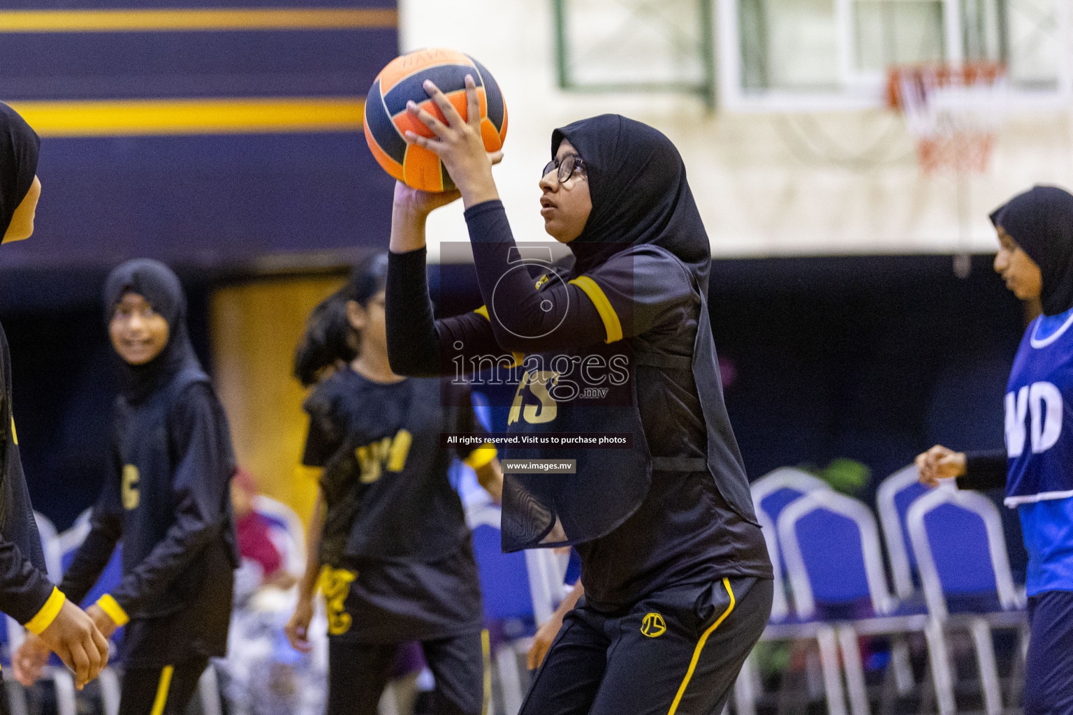 Day4 of 24th Interschool Netball Tournament 2023 was held in Social Center, Male', Maldives on 30th October 2023. Photos: Nausham Waheed / images.mv