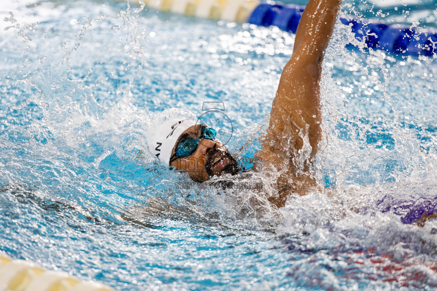 Day 4 of National Swimming Competition 2024 held in Hulhumale', Maldives on Monday, 16th December 2024. 
Photos: Hassan Simah / images.mv