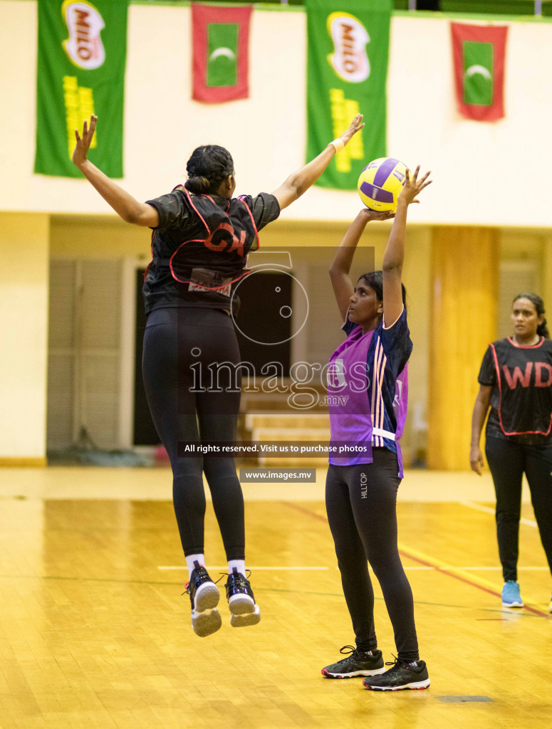 Kulhudhuffushi Youth & R.C vs Shining Star Sports Club in the Semi Finals of Milo National Netball Tournament 2021 held on 3 December 2021 in Male', Maldives, photos by Maanish