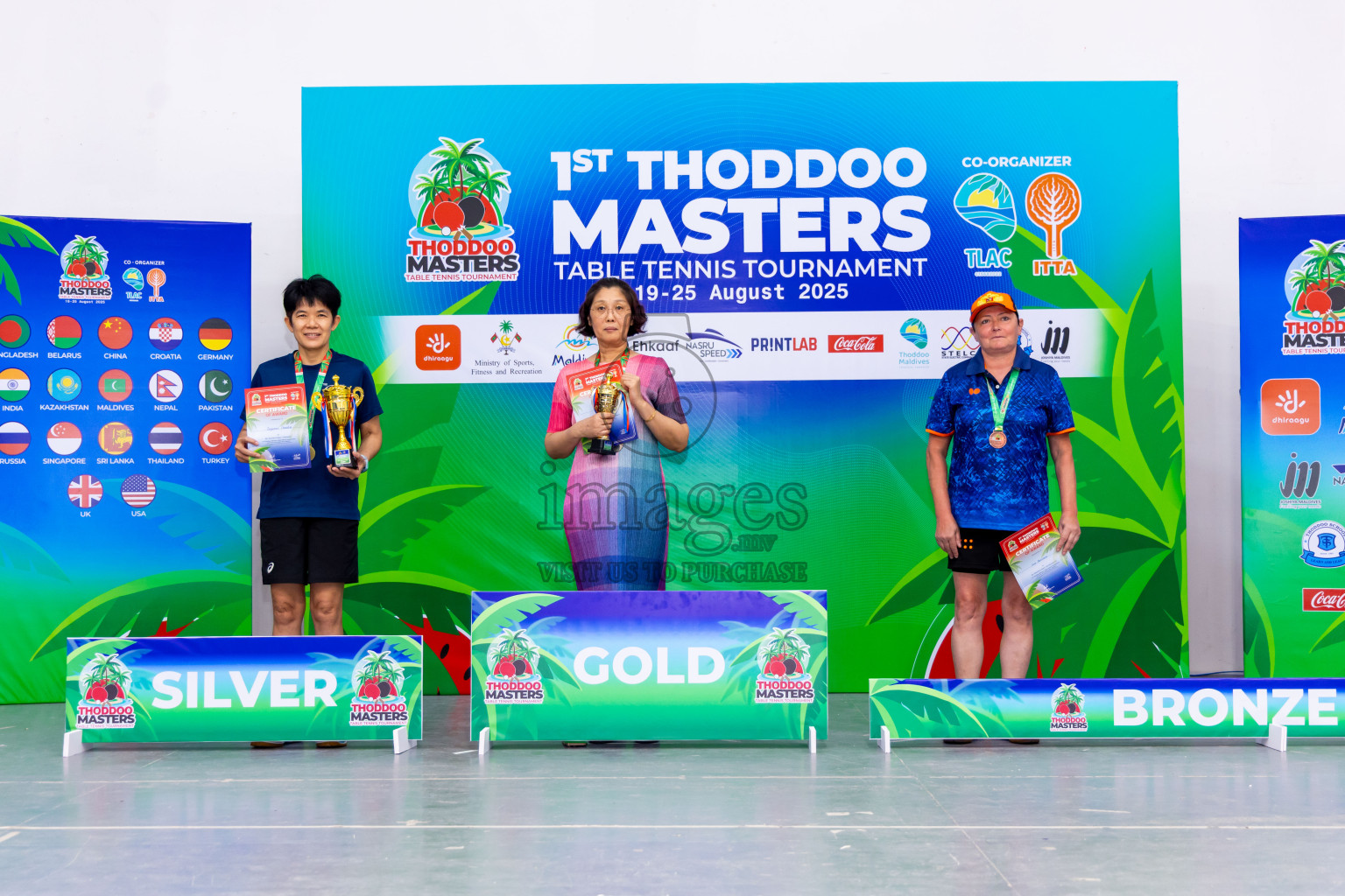 Day 3 of 1st Thoddoo Masters Table Tennis Tournament was held on Saturday, 23rd August 2025 in AA Thoddoo, Maldives. Photos: Nausham Waheed / images.mv