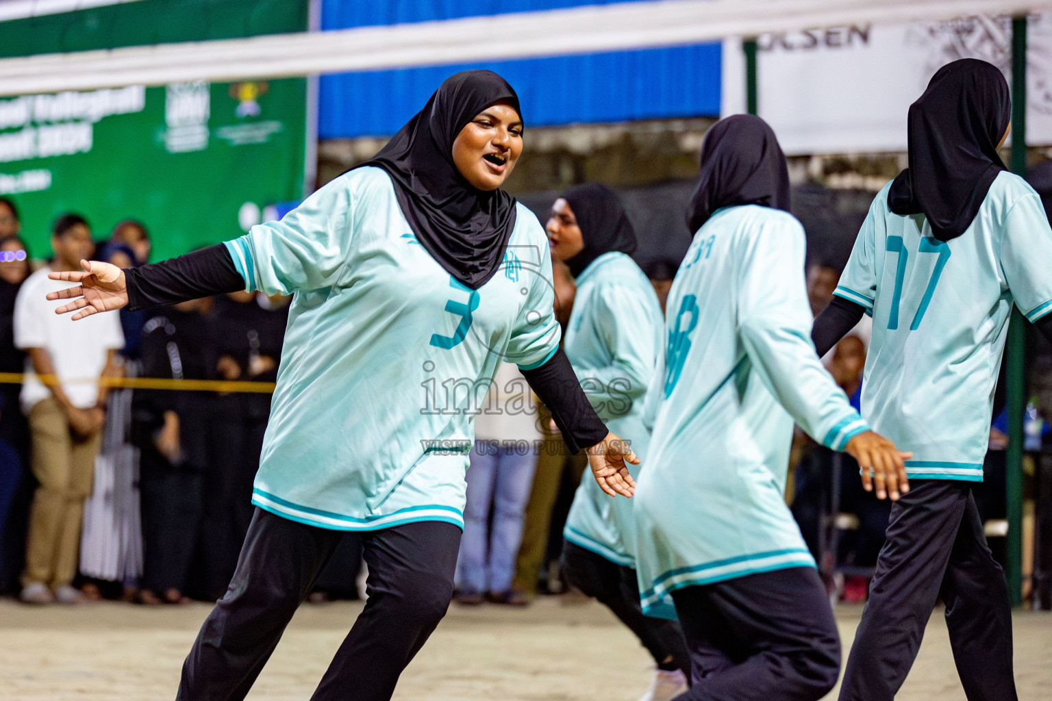 U19 Male and Atoll Girl's Finals in Day 9 of Interschool Volleyball Tournament 2024 was held in ABC Court at Male', Maldives on Saturday, 30th November 2024. Photos: Hassan Simah / images.mv