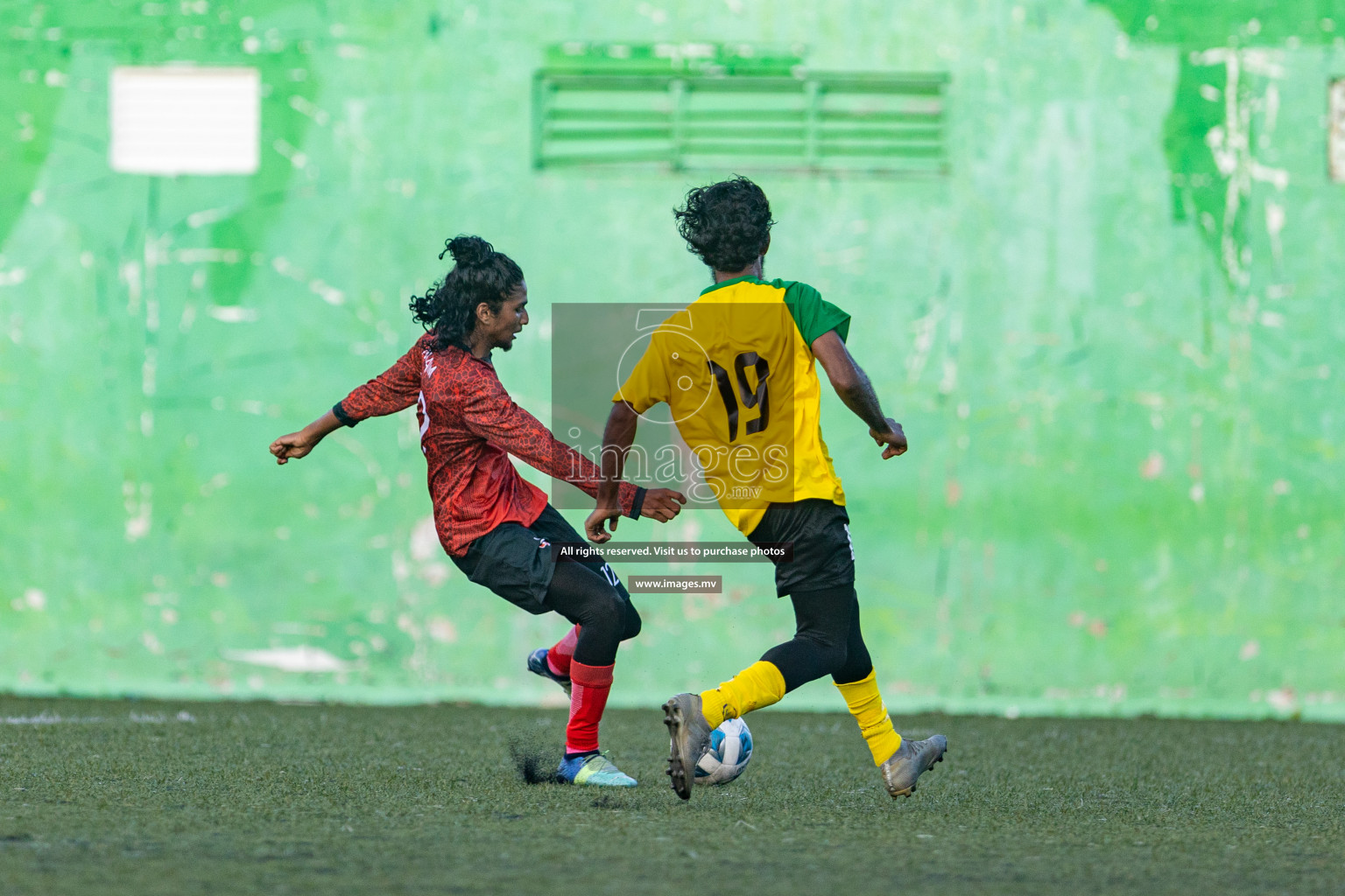 Little Town Sports vs  Lorenzo Sports Club in the 2nd Division 2022 on 16th July 2022, held in National Football Stadium, Male', Maldives Photos: Hassan Simah / Images.mv