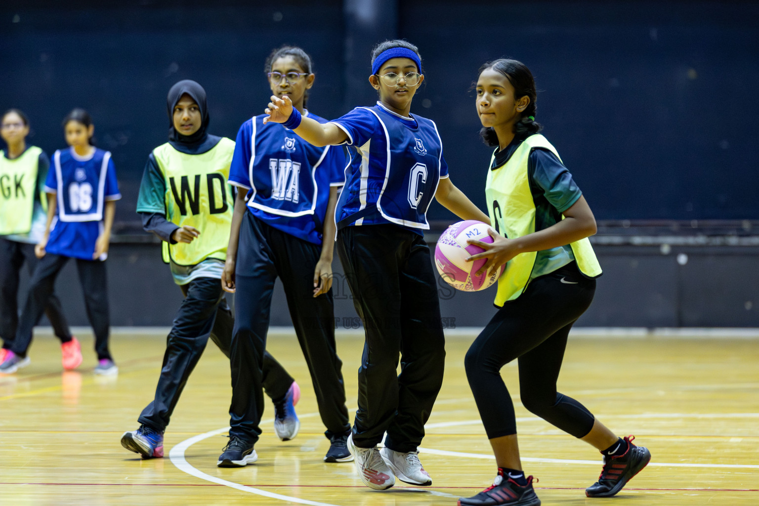 Day 1 of Inter-School Netball Tournament 2025 was held in Social Center Indoor Hall on Saturday, 18th October 2025. Photos: Areef Adam / images.mv