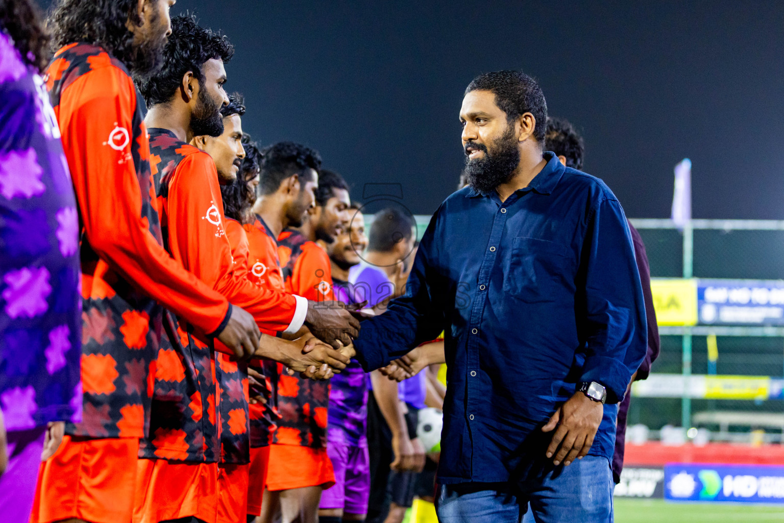 Lh Naifaru vs Lh Hinnavaru in Day 24 of Golden Futsal Challenge 2024 was held on Wednesday  , 7th February 2024 in Hulhumale', Maldives Photos: Nausham Waheed / images.mv