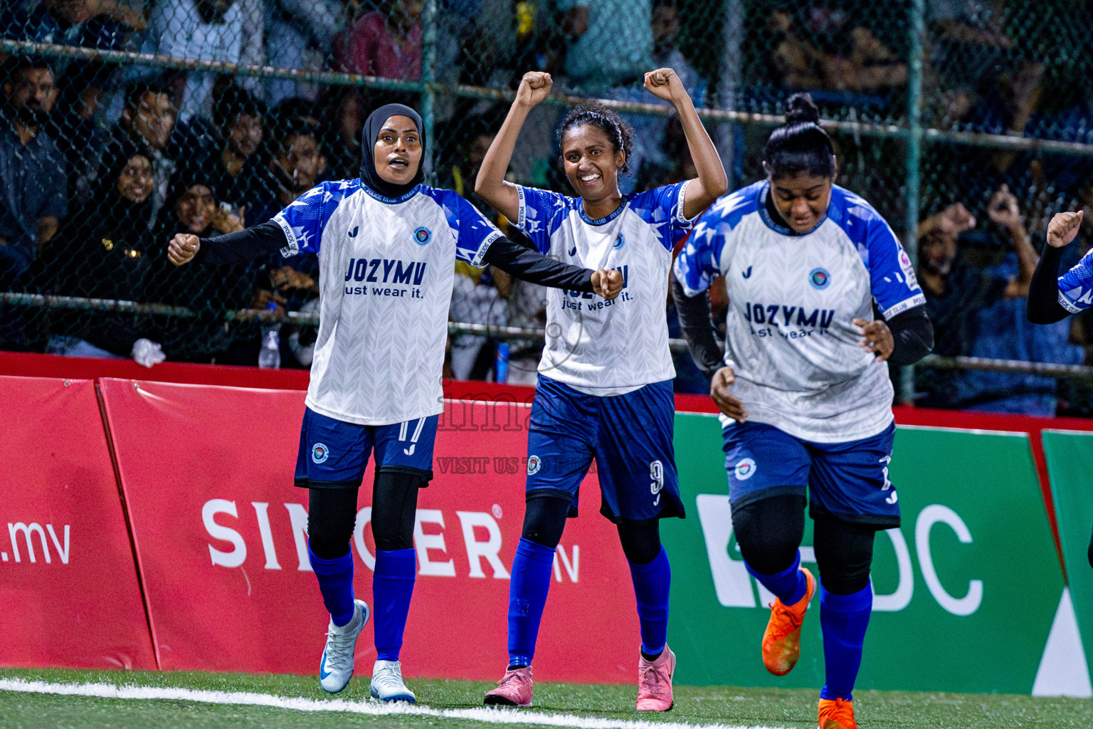 WAMCO vs POLICE CLUB in Eighteen Thirty 2024 2024 held in Rehendi Futsal Ground, Hulhumale', Maldives on Monday, 16th September 2024. Photos: Shu / images.mv