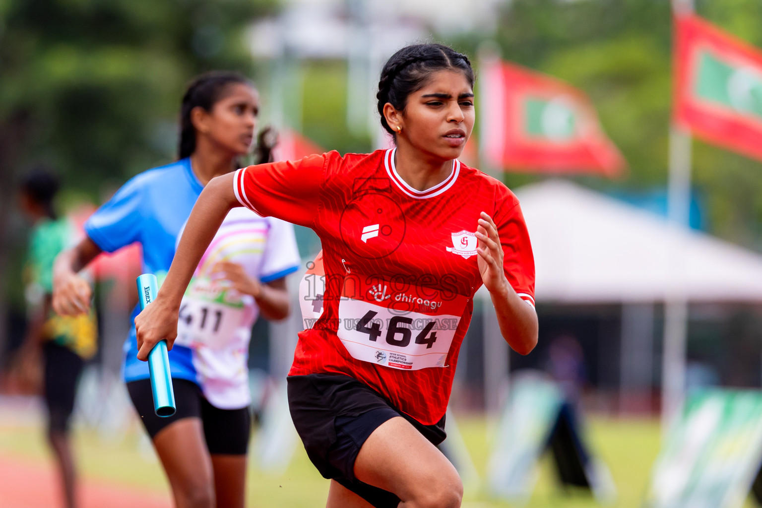 Day 6 of Inter-school Athletics Championship 2025 held in Ekuveni Synthetic Track, Male', Maldives on Sunday, 12th October 2025. Photos by: Nausham Waheed / Images.mv
