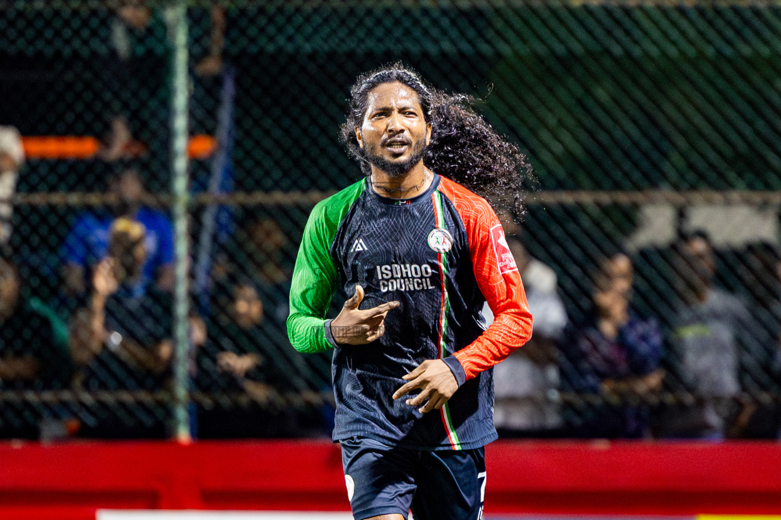 Thaa Hirilandhoo vs L Isdhoo in zone round Day 30 of Golden Futsal Challenge 2025 was held on Monday , 3rd February 2025, in Hulhumale', Maldives. Photos: Nausham Waheed / images.mv