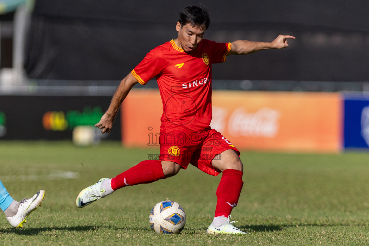 Victory Sports Club vs Lagoons Sports Club in Second Division 2023 in Male' Maldives on Wednesday, 22nd January 2023. Photos: Nausham Waheed / images.mv