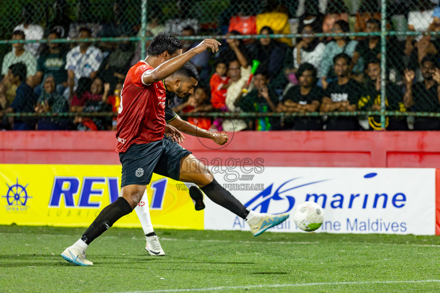 HDh. Nolhivaran VS HA. Utheemu on Day 35 of Golden Futsal Challenge 2024 was held on Tuesday, 20th February 2024, in Hulhumale', Maldives 
Photos: Hassan Simah, / images.mv