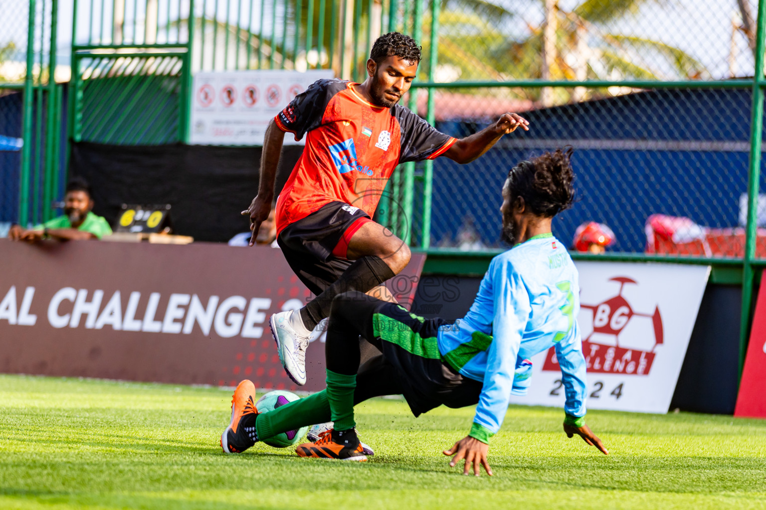 Baakee Sports Club vs BG Sports Club in Day 5 of BG Futsal Challenge 2024 was held on Saturday, 16th March 2024, in Male', Maldives Photos: Nausham Waheed / images.mv