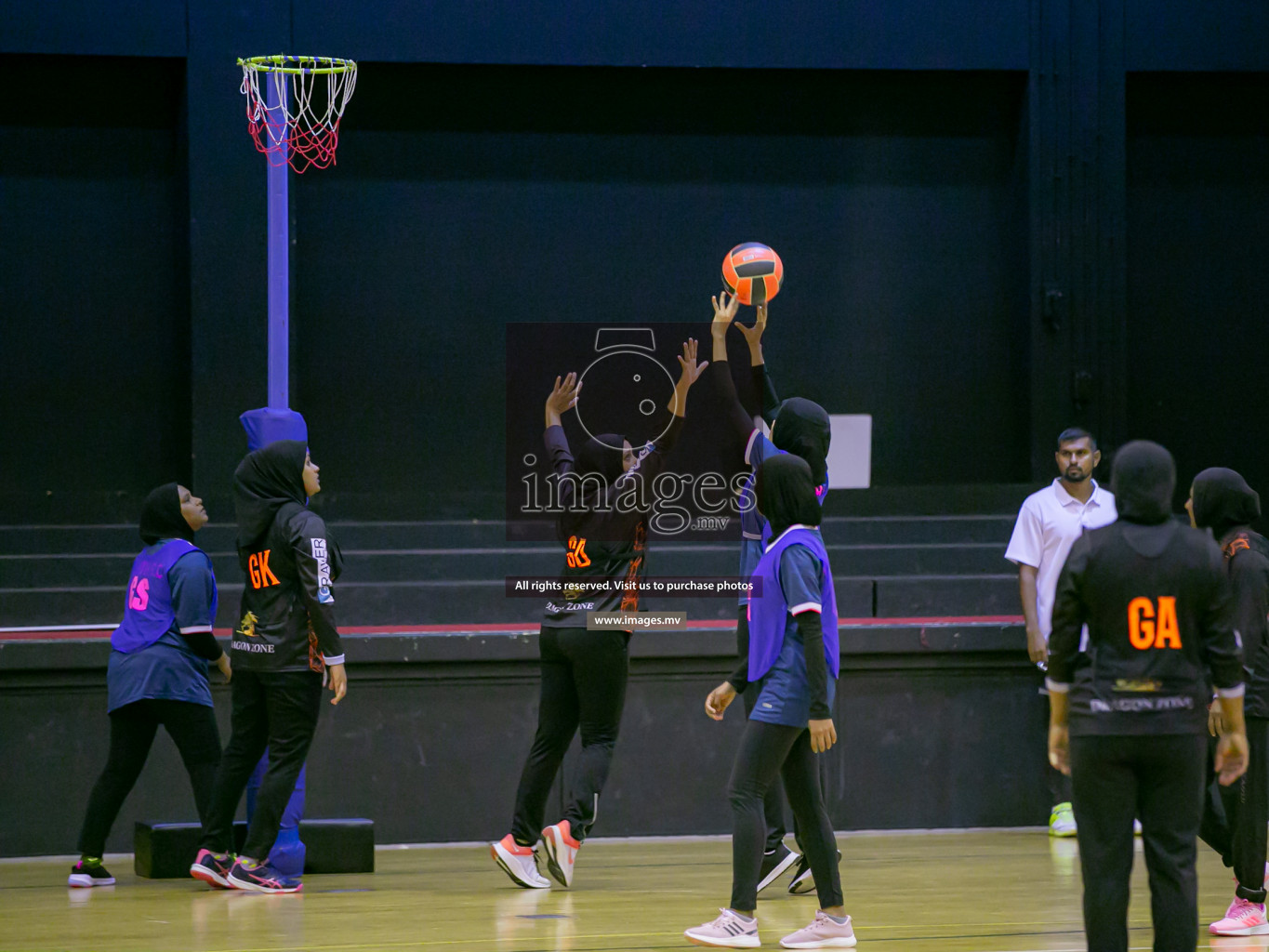 Xenith Sports Club vs Club Matrix in the Milo National Netball Tournament 2022 on 18 July 2022, held in Social Center, Male', Maldives. Photographer: Ahmed Dhaadh / Images.mv