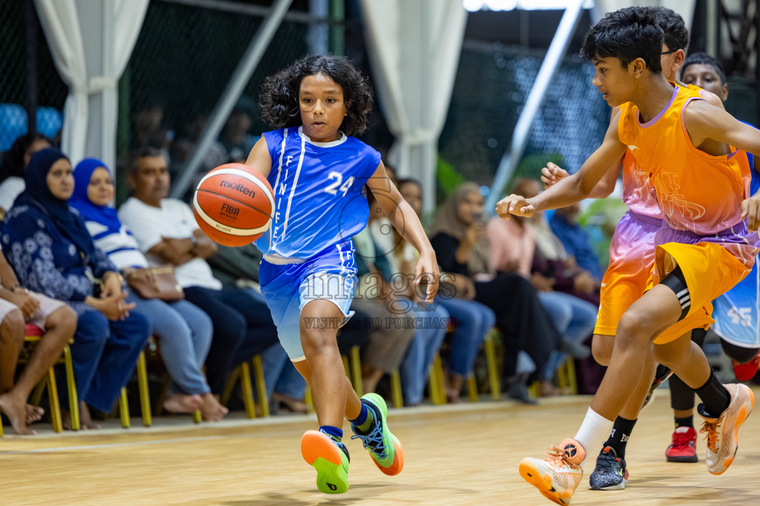 Milo 5 x 5 Junior Challenge 2025 - Basketball tournament held in Basketball Training Center, Male', Maldives on Thursday, 09th October 2025. 
Photo by: Hassan Simah / Images.mv