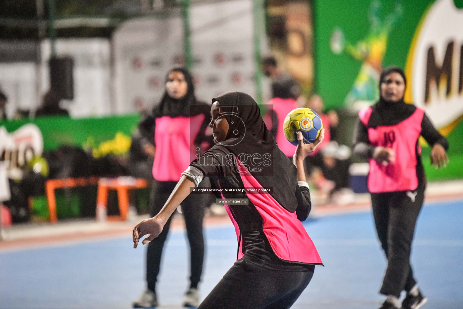 Day 5 of Milo 6th Inter Office Handball Tournament 2022 - Photos by Nausham Waheed