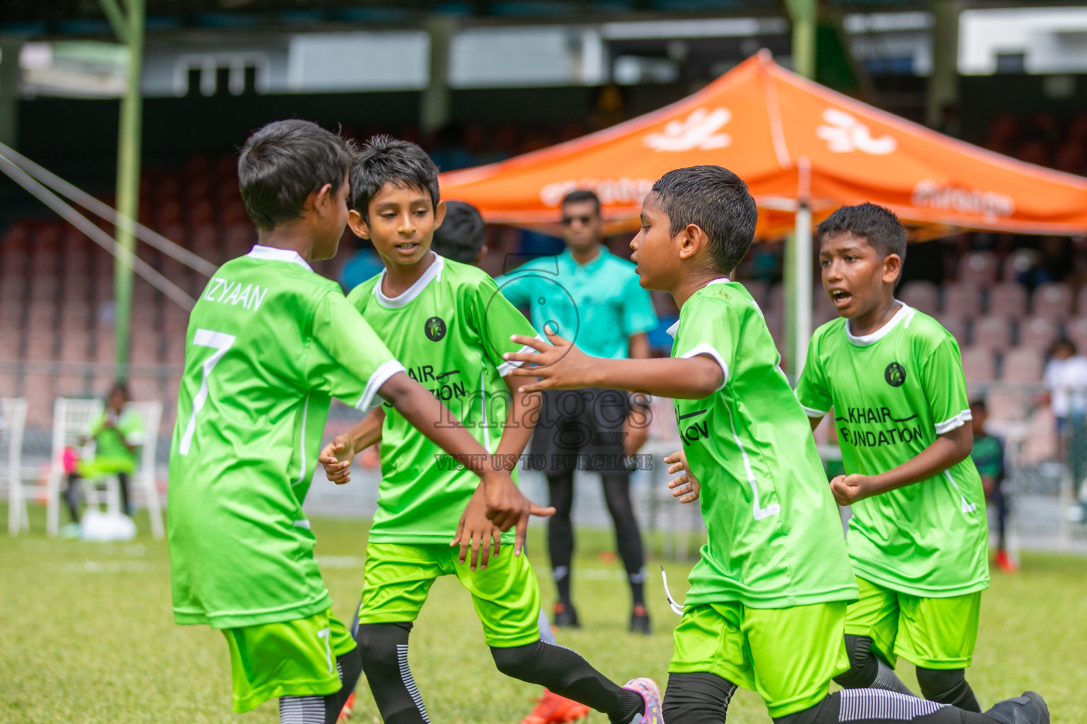 Day 2 of Under 10 MILO Academy Championship 2024 was held at National Stadium in Male', Maldives on Friday, 27th April 2024. Photos: Mohamed Mahfooz Moosa / images.mv