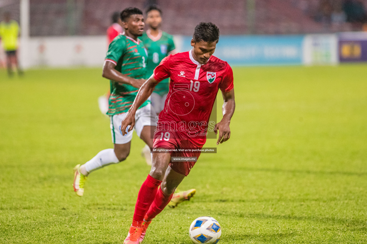 Maldives vs Bangladesh Friendly Match 24 Mar 2022 at Galolhu Rasmee Stadium Malé photos by Nausham Waheed