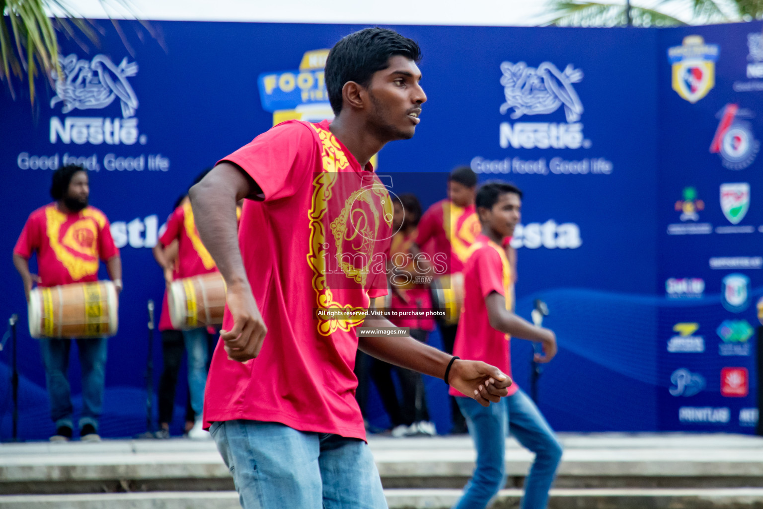 Draw Ceremony of Nestle' Kids Football Fiesta 2023 held in Artificial Beach, Male', Maldives on Saturday, 7th October 2023