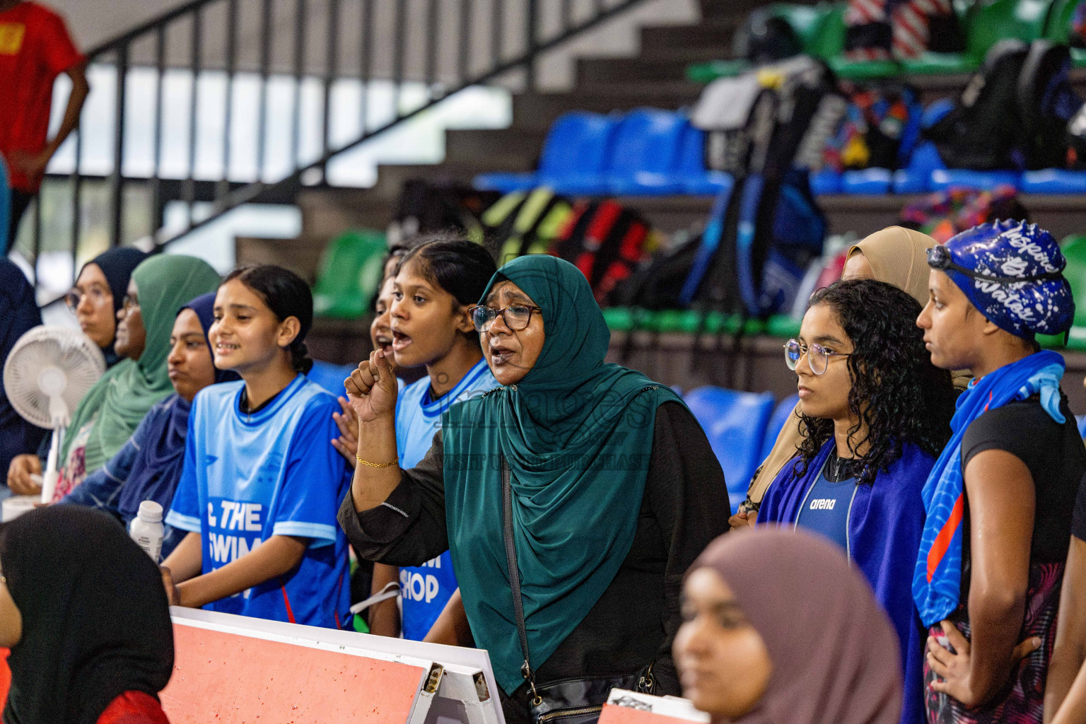 Day 4 of National Swimming Competition 2024 held in Hulhumale', Maldives on Monday, 16th December 2024. 
Photos: Hassan Simah / images.mv