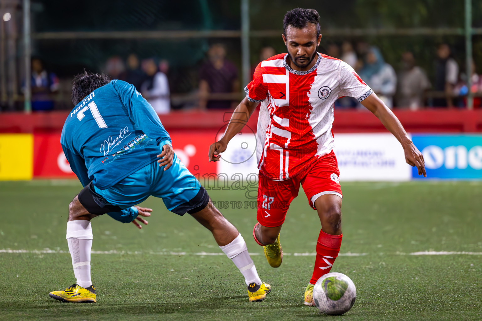 M Naalaafushi VS M Kolhufushi in Day 25 of Golden Futsal Challenge 2024 was held on Thursday , 8th February 2024 in Hulhumale', Maldives
Photos: Ismail Thoriq / images.mv