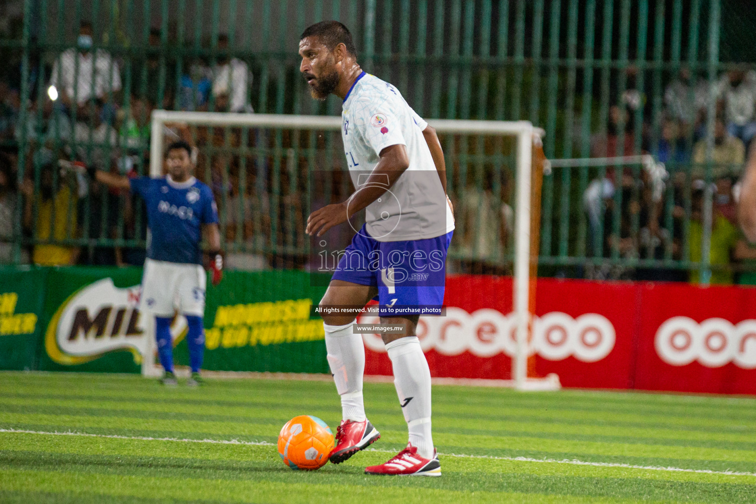 Prison Club vs MACL in the Quarter Finals of Club Maldives 2021 held at Hulhumale;, on 12th December 2021 Photos: Nasam / images.mv