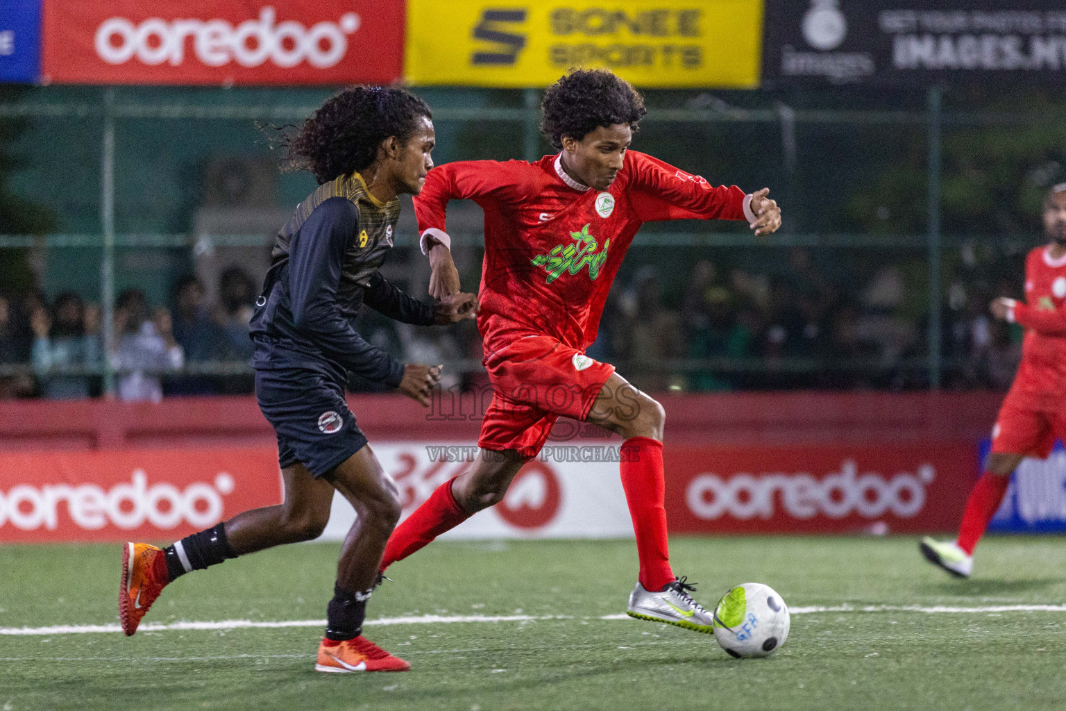 TH Gaadhiffushi  vs TH Omadhoo in Day 3 of Golden Futsal Challenge 2024 was held on Wednesday, 17th January 2024, in Hulhumale', Maldives Photos: Nausham Waheed / images.mv