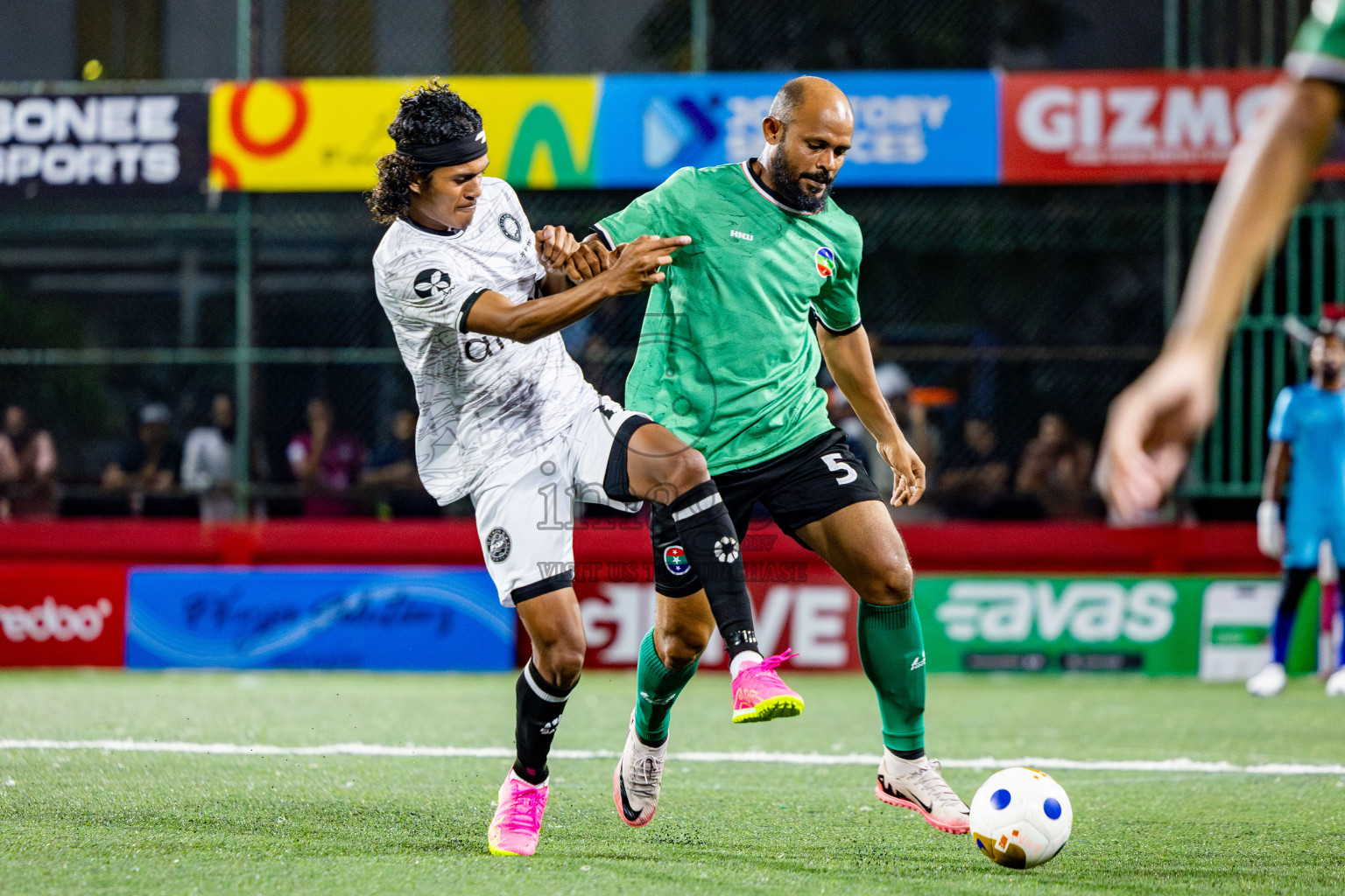 GDh Madaveli VS GDh Thinadhoo in Day 7 of Golden Futsal Challenge 2025 was held on Saturday, 11th January 2025, in Hulhumale', Maldives Photos: Nausham Waheed / images.mv