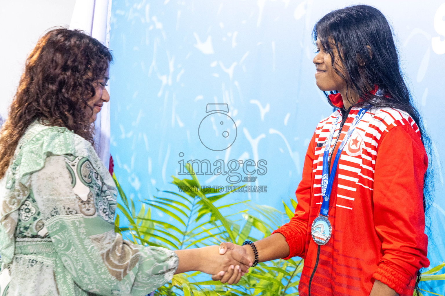 Day 4 of 20th Inter-school Swimming Competition 2024 held in Hulhumale', Maldives on Tuesday, 15th October 2024. Photos: Ismail Thoriq / images.mv