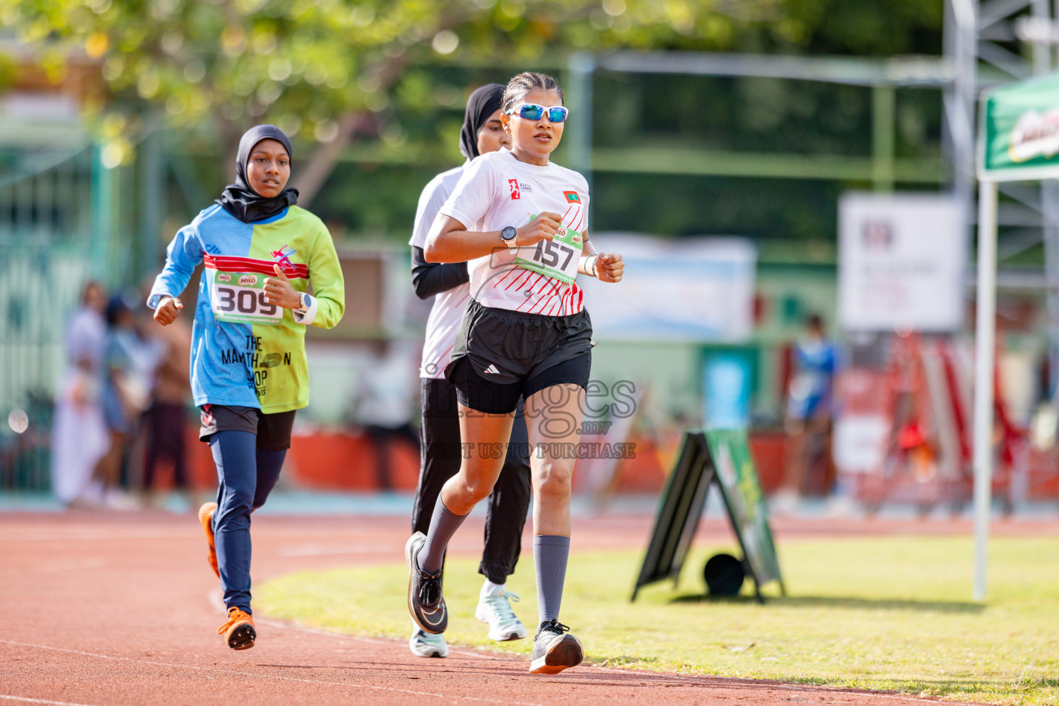 Day 2 of 12th Milo Association Championships was held in Ekuveni Track at Male', Maldives on Friday, 25th April 2025. 
Photos: Hassan Simah / images.mv