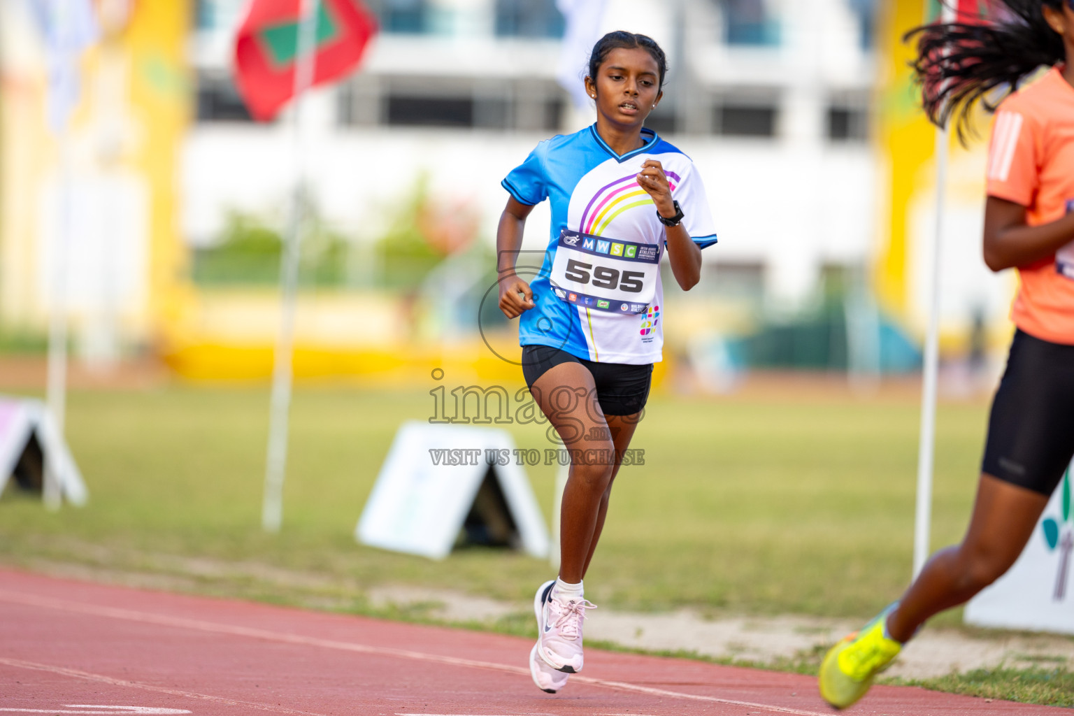 Day 2 of MWSC Interschool Athletics Championships 2024 held in Hulhumale Running Track, Hulhumale, Maldives on Sunday, 10th November 2024. Photos by: Ismail Thoriq / Images.mv