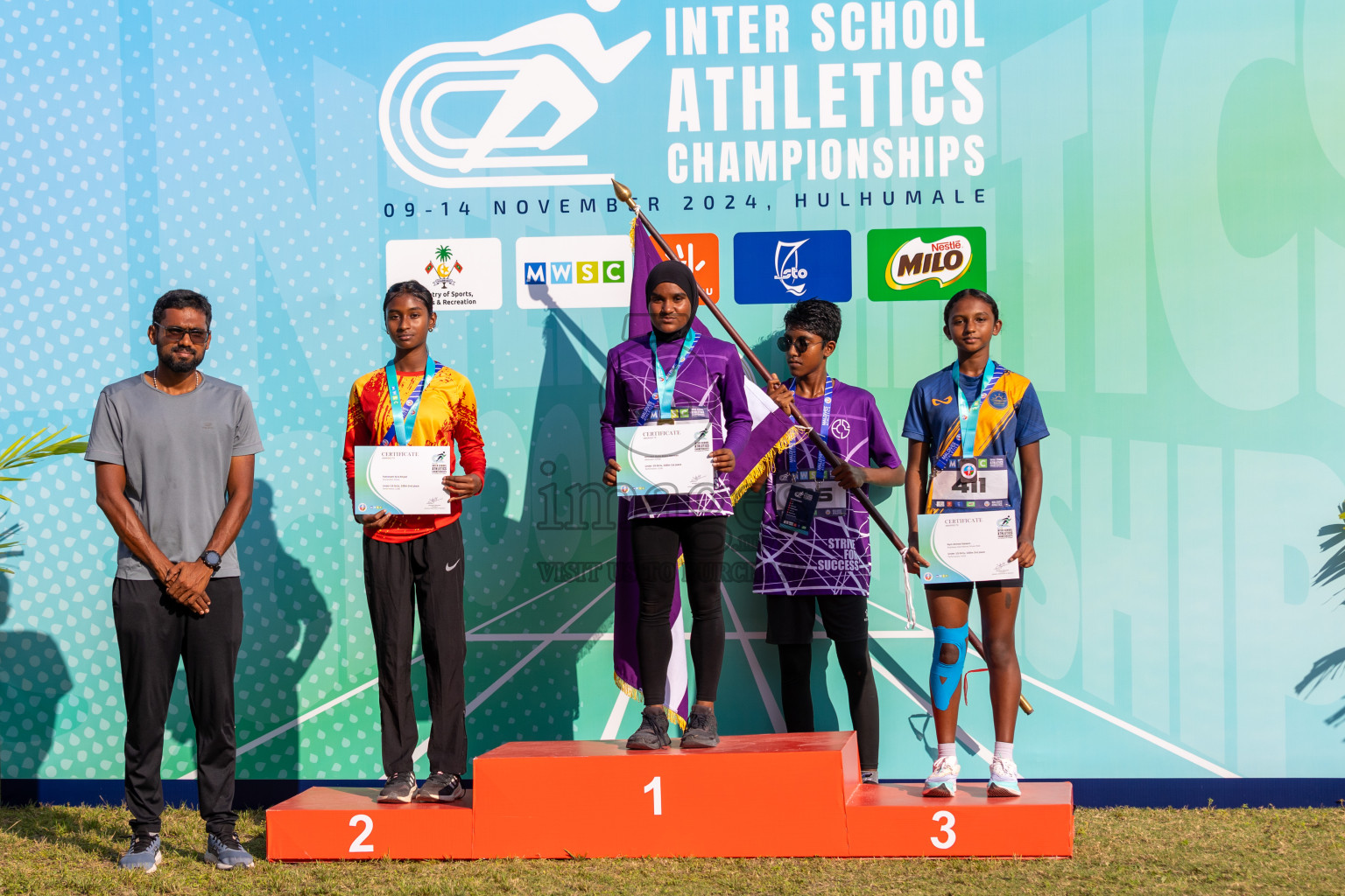 MWSC Interschool Athletics Championships 2024 - Day 3
Day 3 of MWSC Interschool Athletics Championships 2024 held in Hulhumale Running Track, Hulhumale, Maldives on Monday, 11th November 2024. Photos by: Ismail Thoriq / Images.mv