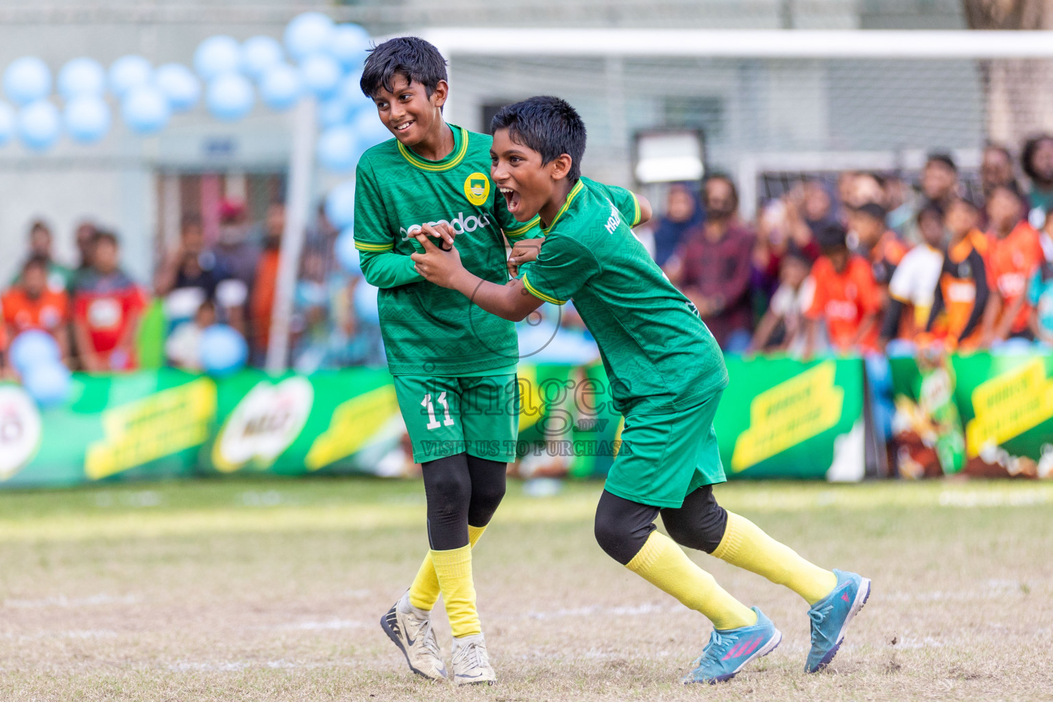 Final Day  of MILO Academy Championship 2024 - U12 was held at Henveiru Grounds in Male', Maldives on Thursday, 7th July 2024. Photos: Shuu Abdul Sattar / images.mv