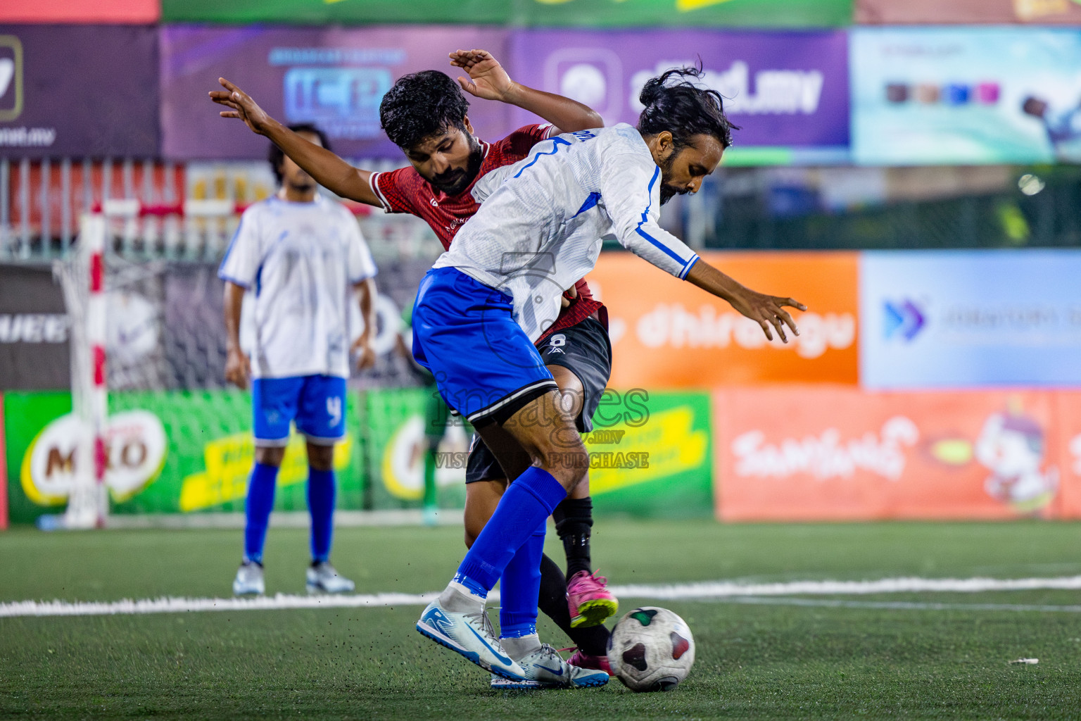 TEAM MMA vs CLUB 220 in the Semi-finals of Club Maldives Classic 2024 held in Rehendi Futsal Ground, Hulhumale', Maldives on Tuesday, 19th September 2024. 
Photos: Nausham Waheed / images.mv