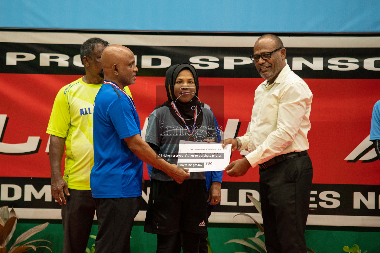 47th National Badminton Tournament 2021 held from 10 to 14 November 2021 in Male' Sports Complex, Maldives